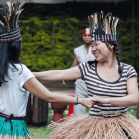 Participants immerse in the local culture of Tanzania